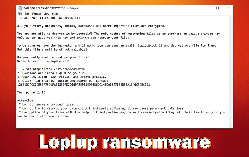 Loplup Ransomware